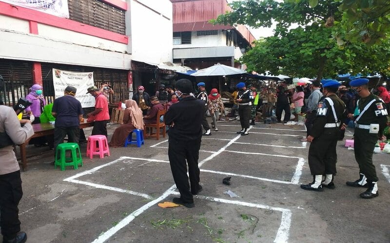  Semarang Gencar Deteksi Covid-19 di Pasar Tradisional