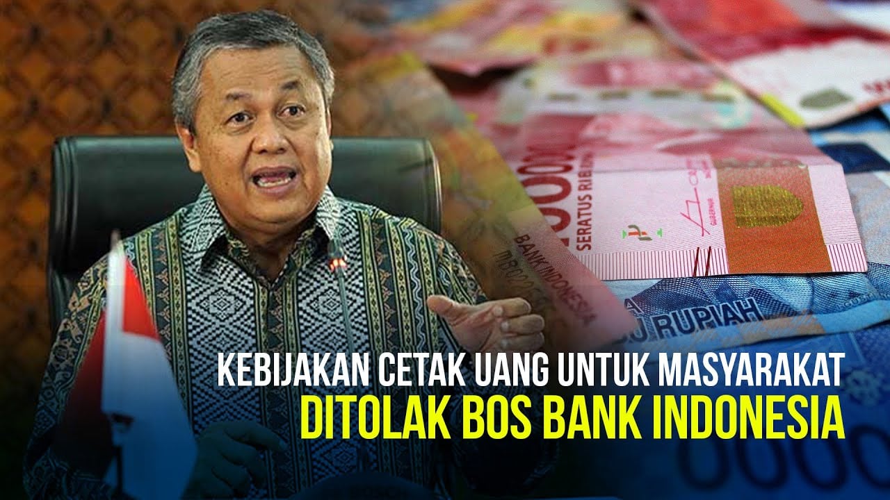  Bank Indonesia Tolak Kebijakan Cetak Uang Berlebih