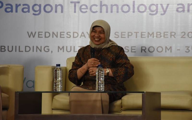 Pendiri PT Paragon Technology and Innovation Nurhayati Subakat di Gedung Center of Research and Community Service (CRCS) Institut Teknologi Bandung (ITB), Bandung, Jawa Barat, Rabu (25/9/2019)./www.itb.ac.id