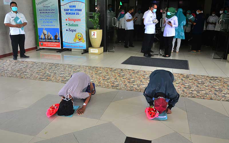  EMPAT PASIEN POSITIF COVID-19 DI KUDUS SEMBUH