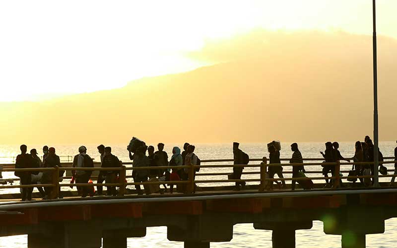  H-6 ARUS MUDIK LEBARAN PELABUHAN KETAPANG-GILIMANUK