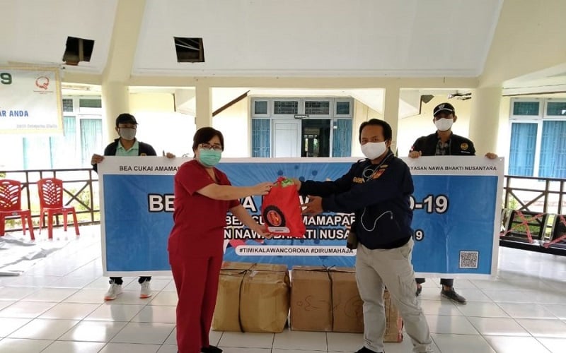  Bea Cukai Salurkan Donasi untuk Penanggulangan Covid-19 di Maluku dan Papua