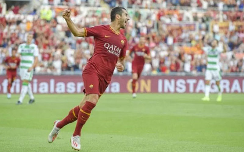  Gelandang Arsenal Henrikh Mkhitaryan Betah di Roma