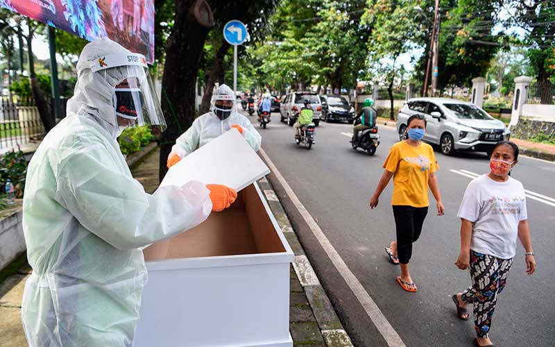  SOSIALISASI PENCEGAHAN COVID-19 DI PEMAKAMAN