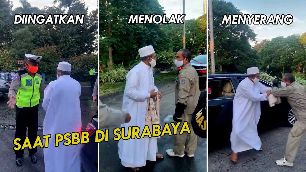  Habib Umar Assegaf Dilaporkan Polisi, Langgar PSBB malah Maki Petugas