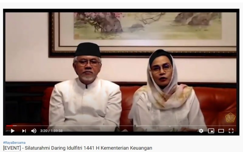  Lebaran 2020, Sri Mulyani Menangis Ucapkan Selamat Idulfitri