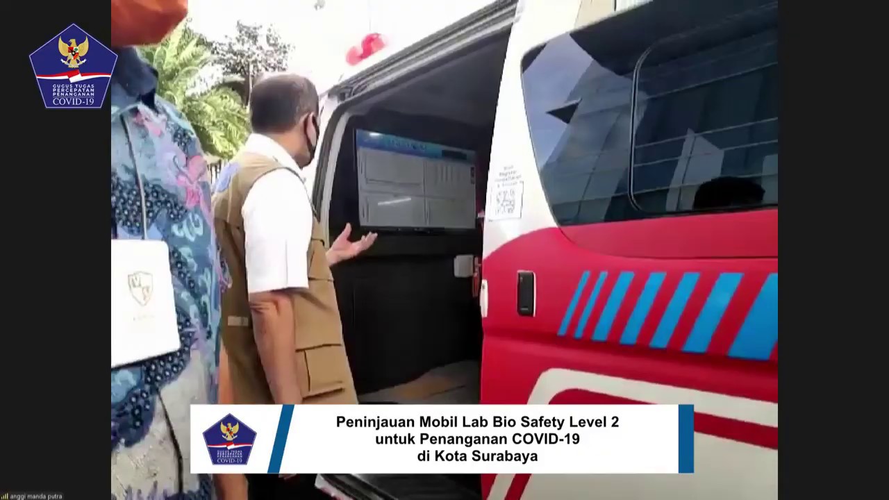  Kasus Covid-19 Jatim masih Tinggi, Satu Laboratorium malah Rusak. Doni Monardo Kirim 2 Mobil Lab