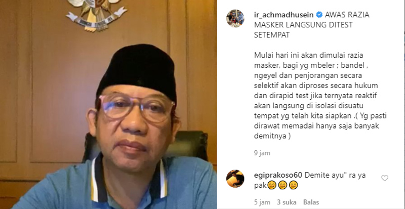  Ada Razia Masker di Banyumas, yang Mbeler Diisolasi di Tempat Angker