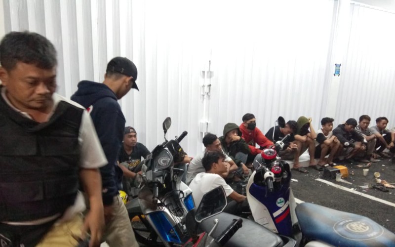  Puluhan Anggota Geng Motor di Majalengka Diamankan Polisi