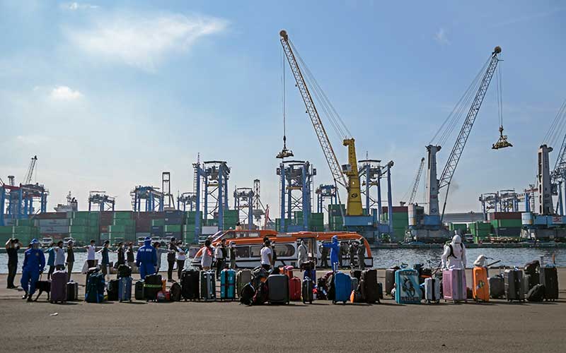  KEDATANGAN 679 WNI ABK KAPAL PESIAR MV WESTERDAM