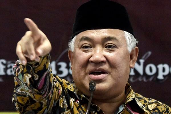  Disebut Dungu, Din Syamsuddin Malah Doakan Ade Armando