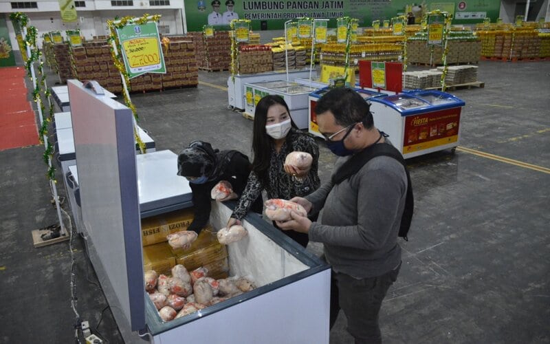  Lumbung Pangan Jatim Sediakan Pasokan Daging Ayam Murah