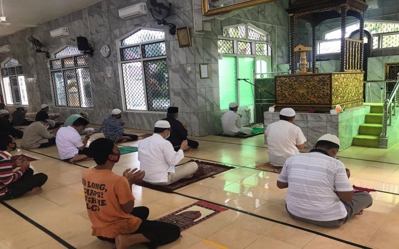  Masjid dan Rumah Ibadah di OKI Dibuka Kembali dengan Protokol Kesehatan