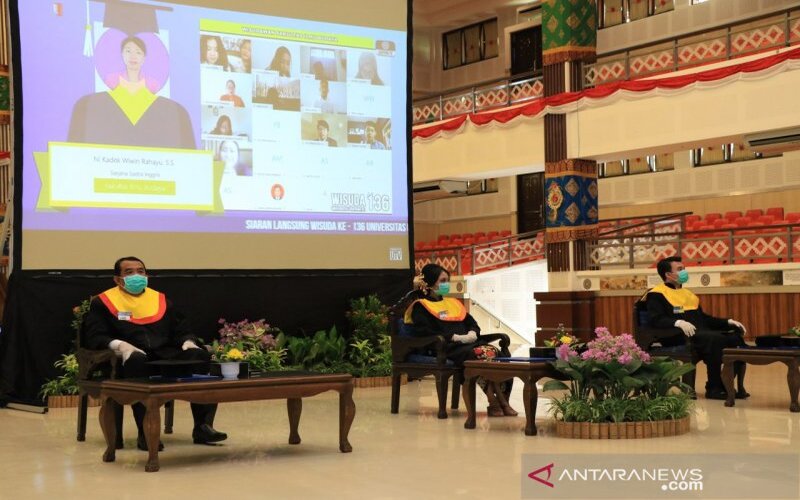  Universitas Udayana Mewisuda 670 Mahasiswa Secara Daring