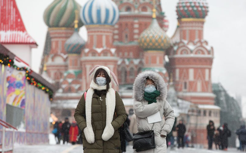  Rusia Catatkan Tambahan 8.855 Kasus Baru Covid-19 per 6 Juni