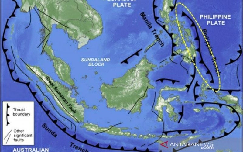  Ini 6 Gempa Besar yang Melanda Wilayah Maluku Utara sejak 1914