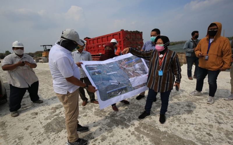  Surabaya Pastikan Proyek Infrastruktur Tetap Berjalan meski Pandemi