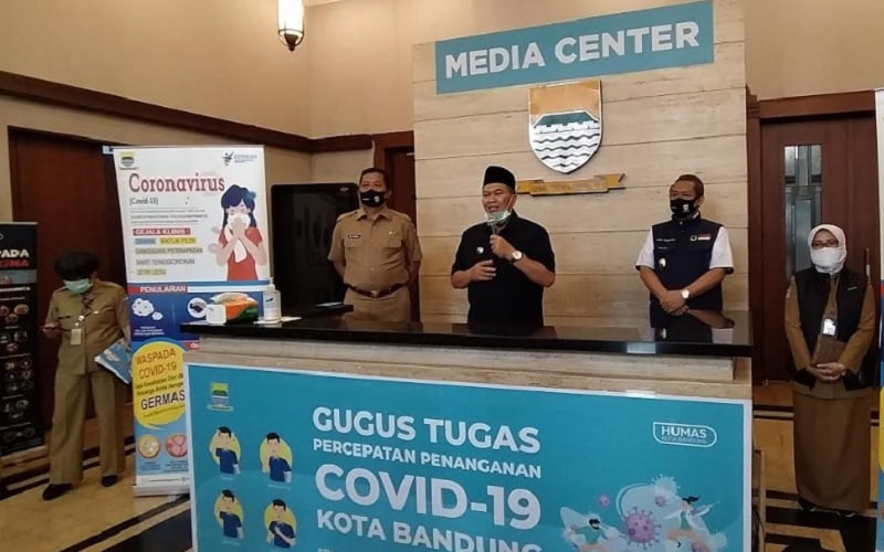  Empat Pedagang Positif Covid-19, Tiga Pasar di Kota Bandung Ditutup