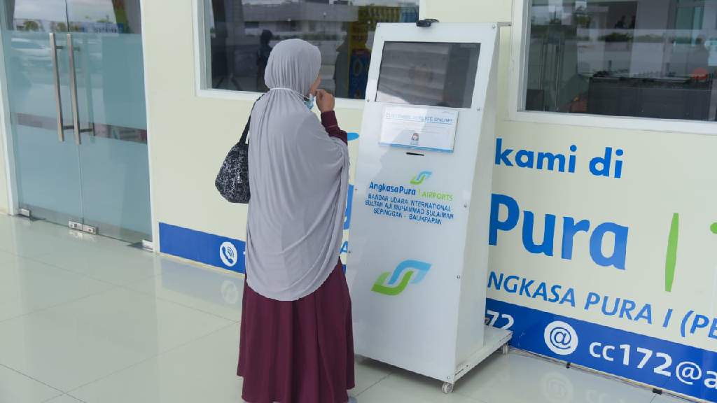  Menuju New Normal, Bandara SAMS Sepinggan Terapkan CS Online