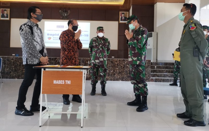  RS Siloam (SILO) dan Gowa Makassar (GMTD) Gelar Rapid Test untuk Personel TNI AU di Makassar