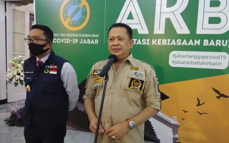  Ketua MPR: Hasil Monitor Kinerja Jawa Barat Tangani Covid Sangat Baik