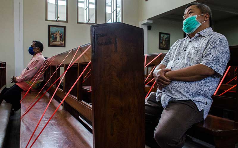  Jumlah Jemaat Gereja di Bandung Dibatasi saat Misa