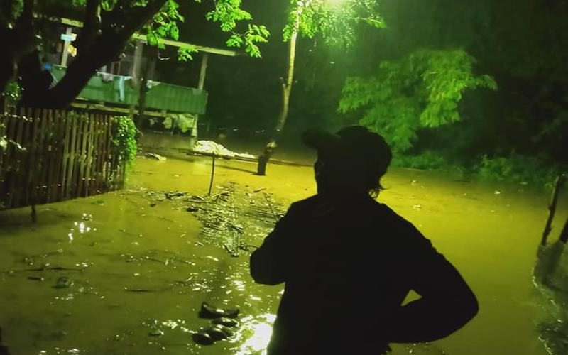  Siklon Tropis NURI Picu Hujan Lebat di 4 Wilayah, Sejumlah Daerah Banjir