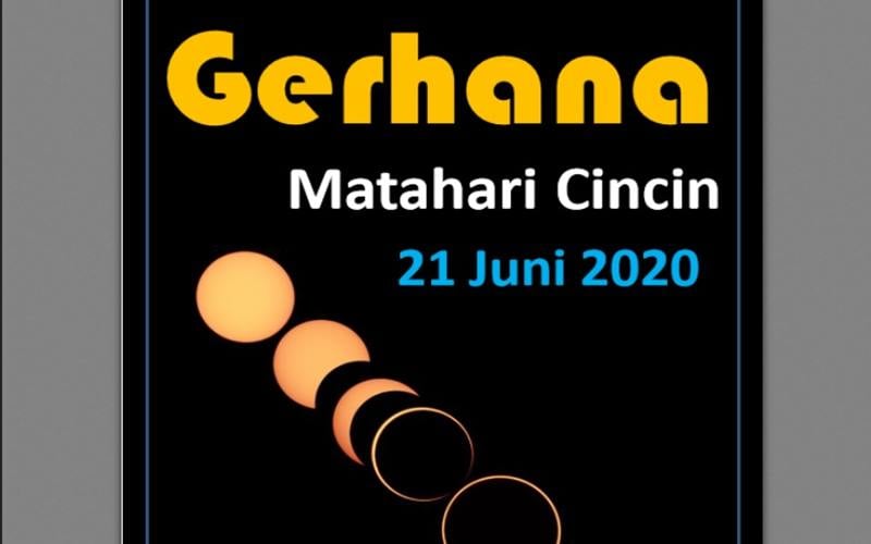  Gerhana Matahari Cincin 2020 Melintasi 432 Kota dan Kabupaten di 31 Provinsi