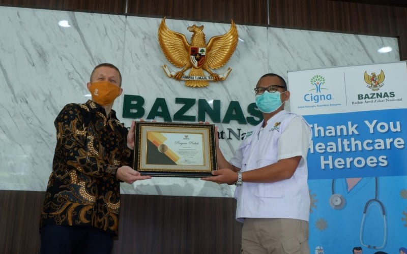  Cigna Beri Proteksi Asuransi Rp30,25 Miliar ke 605 Tenaga Medis