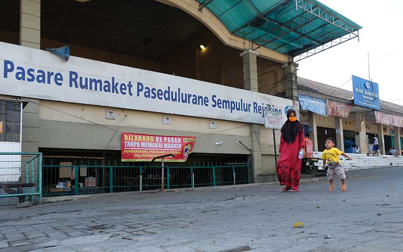  Lima Pasar Tradisional di Temanggung Ditutup Karena Covid-19