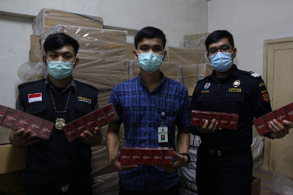  Bea Cukai Sumatera Utara Gagalkan Penyelundupan 400.000 Batang Rokok Ilegal