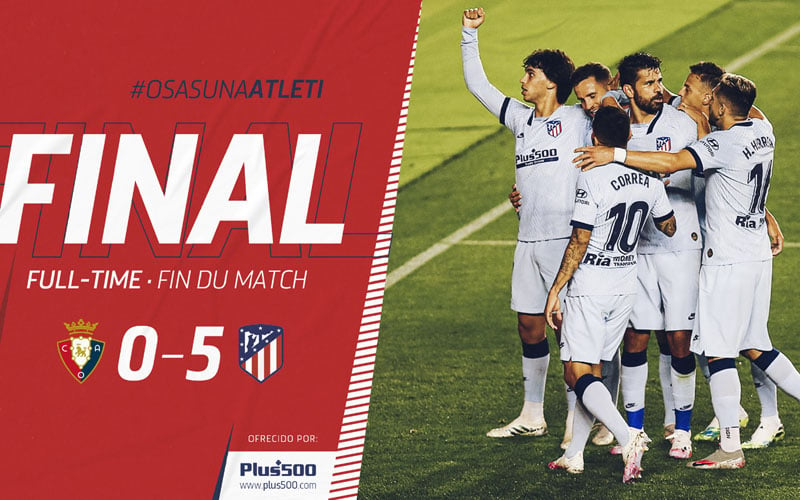  Hasil La Liga, Atletico Madrid Pesta Gol, Masuk Slot Liga Champions