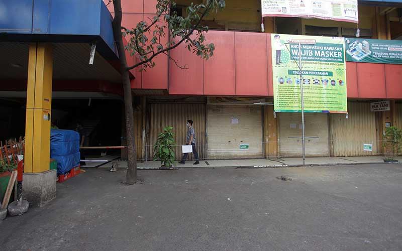  Pasar Kebayoran Lama Ditutup Sementara Setelah 14 Pedagang Positif Covid-19
