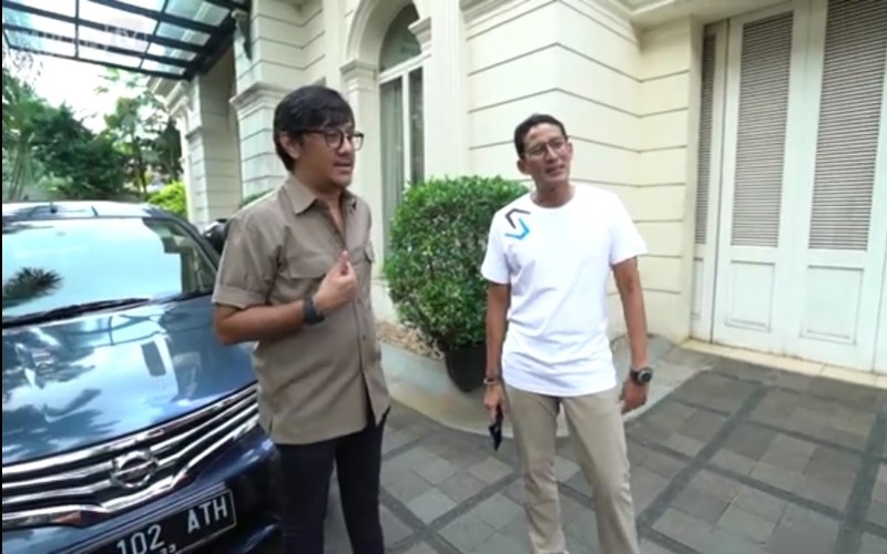  Andre Taulany Tawarkan Mobil Mewah ke Sandiaga Uno, Jawabannya Bikin Senyum 