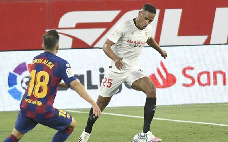  Hasil La Liga : Barcelona Seri di Sevilla, Madrid Bakal Pimpin Klasemen