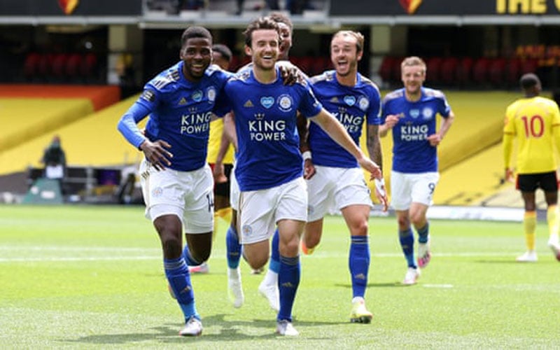  Hasil Liga Inggris : Ditahan Leicester, Watford Terancam Degradasi