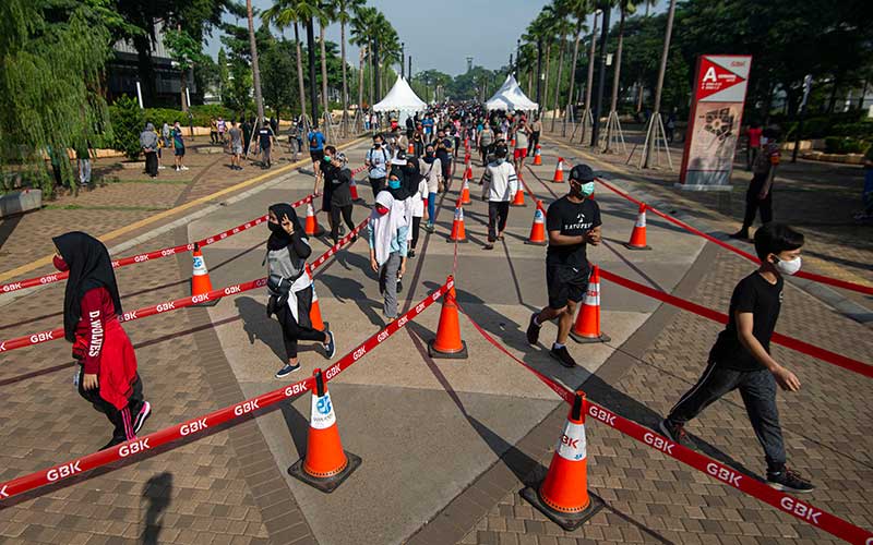  Pengunjung Stadion GBK Dibatasi 1.000 Orang Tiap Satu Jam