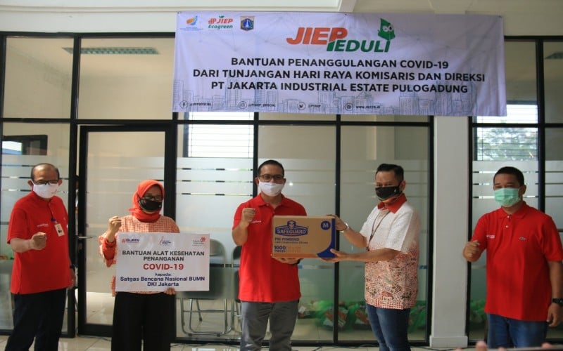  JIEP Berikan Bantuan Untuk 5 RS Rujukan Covid-19 di Jakarta