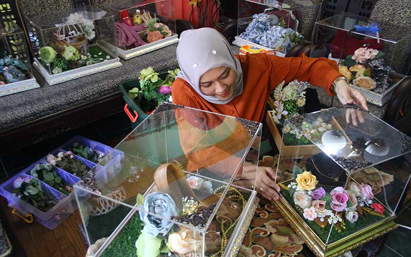  Karena Pandemi Covid-19, Perajin Hantaran Pernikahan Berhenti Produksi