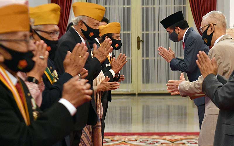 Presiden Joko Widodo Lantik DPP dan Legiun Veteran Republik Indonesia
