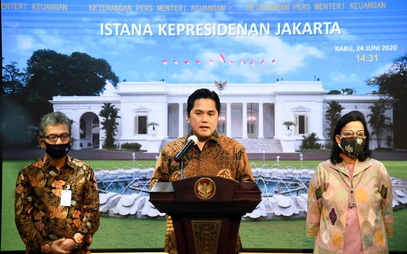  Himbara \'Disuntik\' Rp30 Triliun, Erick Thohir: BUMN Penggerak Ekonomi Indonesia