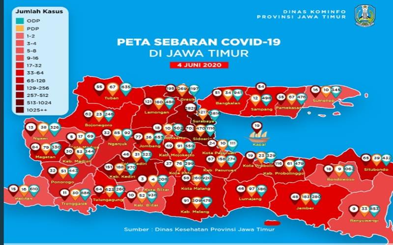  Kasus Corona Jawa Timur: 1.185 Pasien dalam Pengawasan Meninggal, Ini kata Pakar