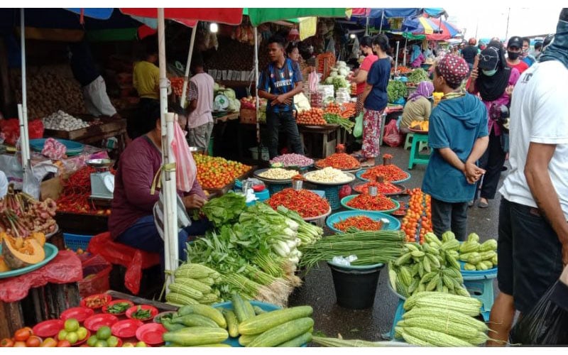  Harga Sayuran di Pasar Tradisinal Ambon Naik