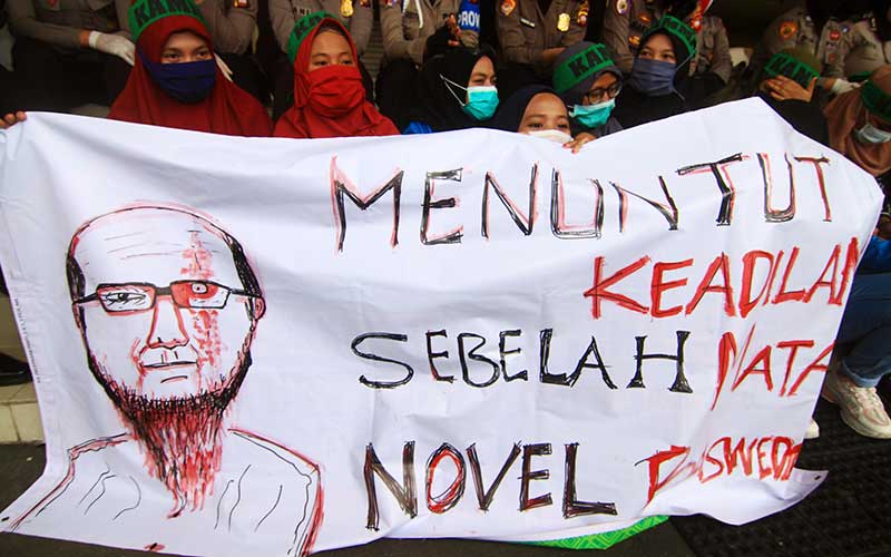  Aliansi Mahasiswa Kalbar Menuntut Keadilan Untuk Kasus Novel Baswedan