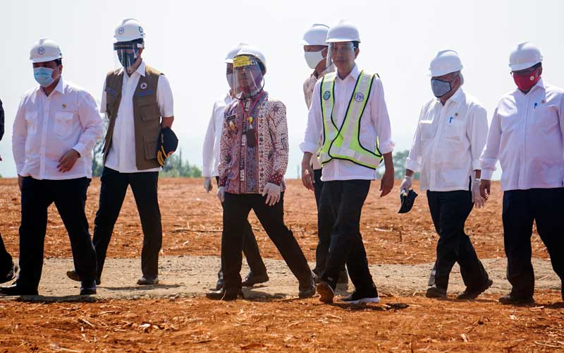  Presiden Joko Widodo Tinjau Pembangunan Kawasan Industri Terpadu Batang