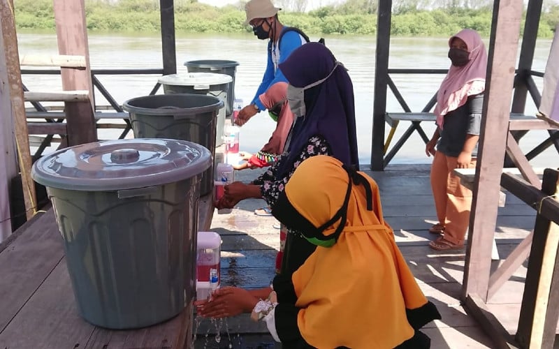  New Normal di Wisata Alam Pulau Lusi Sidoarjo