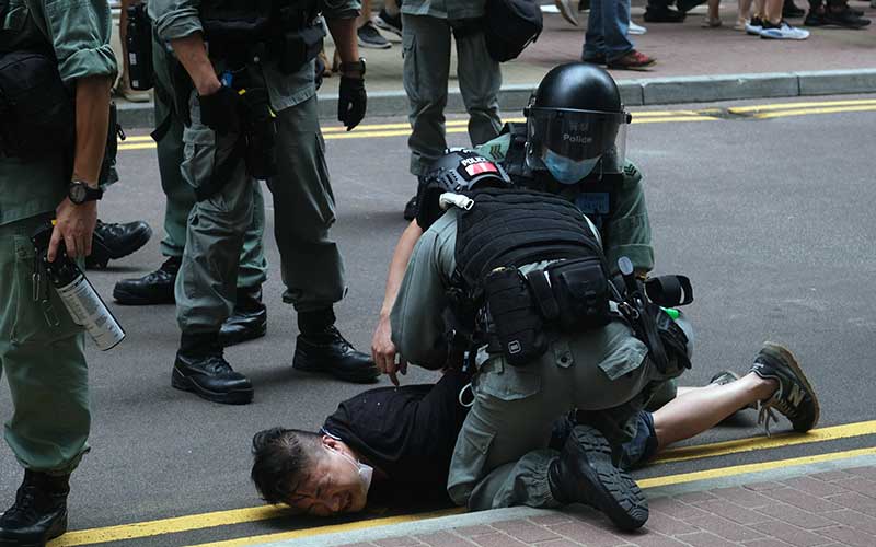  China Setujui Undang-Undang Keamanan Hong Kong, Ribuan Warga Turun ke Jalan