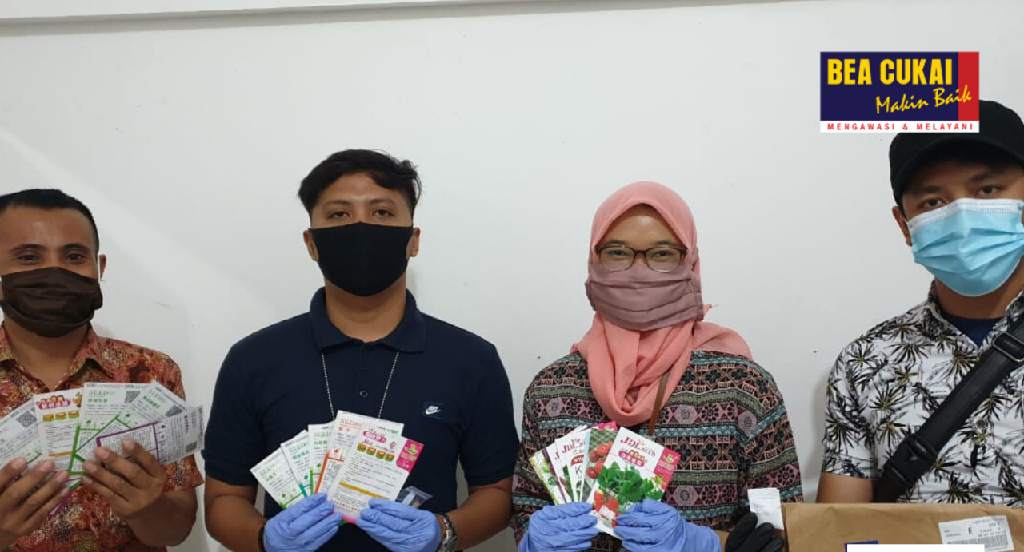  Bea Cukai Sorong Amankan Paket Berisi Benih Tumbuhan Tanpa Izin Karantina