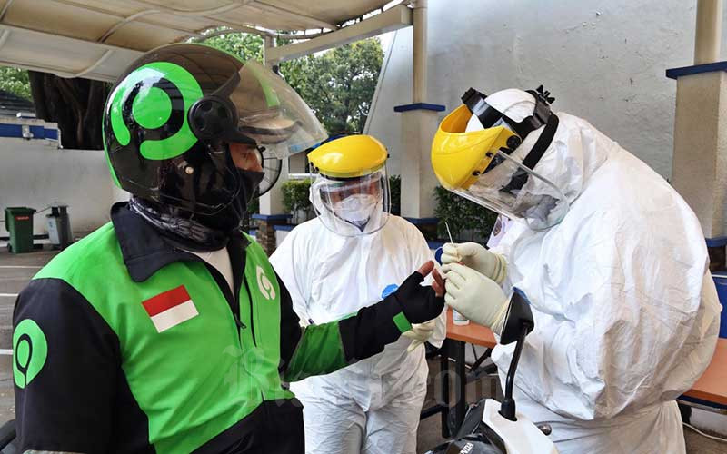  Mitra Grab dan Gojek Wajib PCR untuk Angkut Penumpang di Kota Bandung