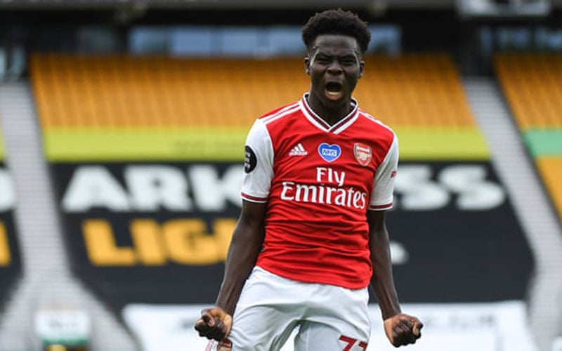  Cetak Gol Pertamanya untuk Arsenal, Ini Janji Bukayo Saka